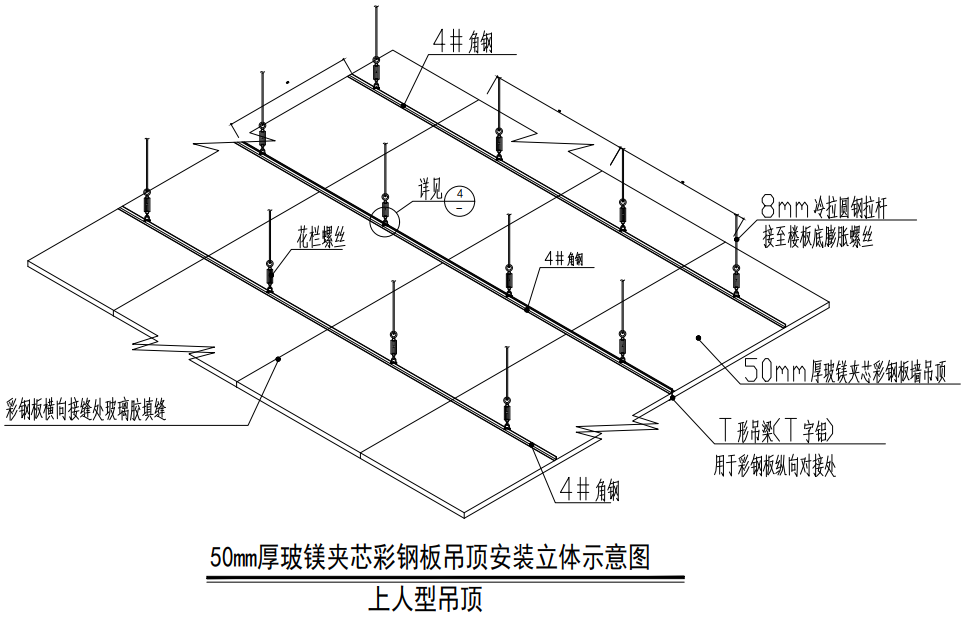 实验室彩钢板天花施工技术